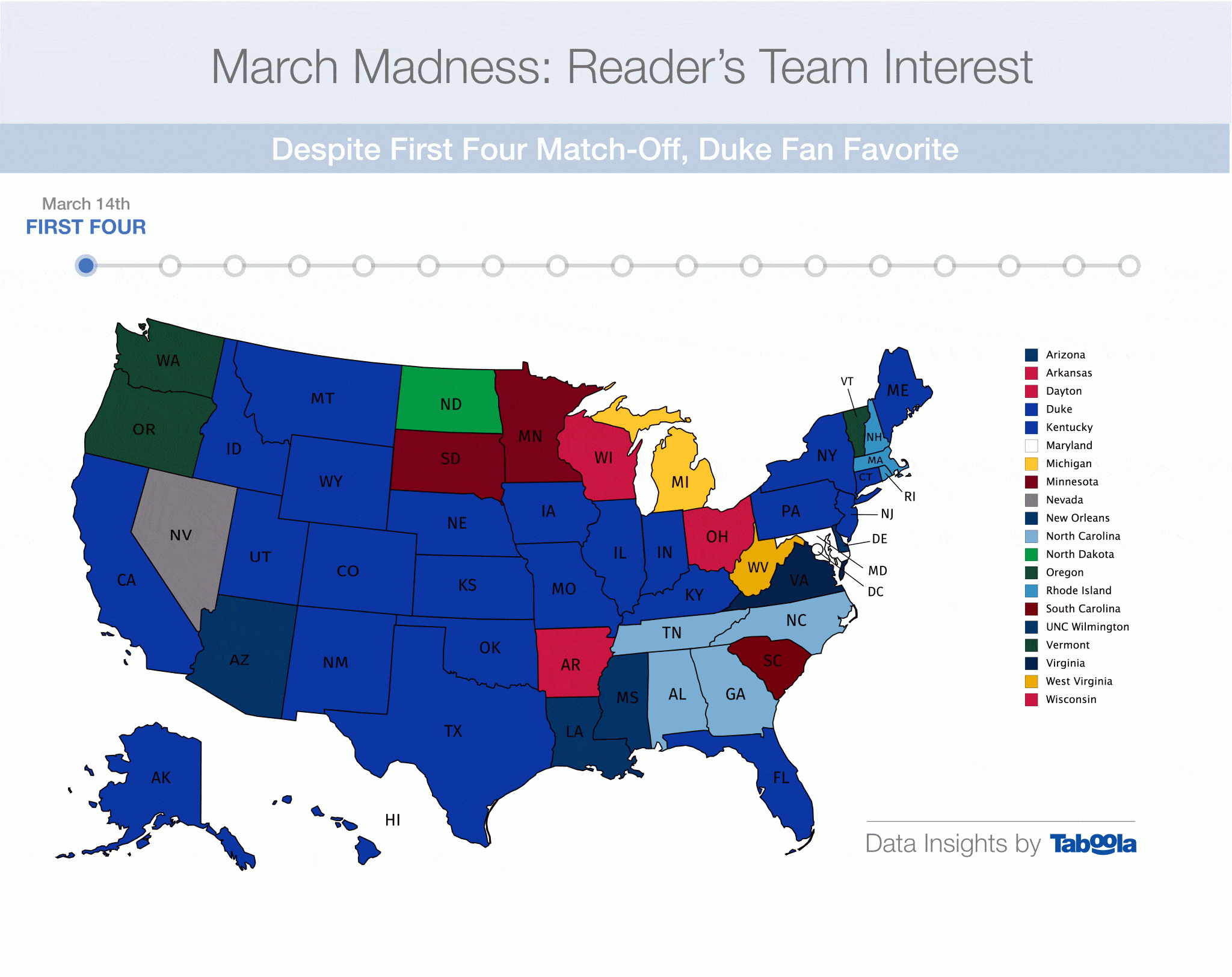 March Madness Readers Team Interest