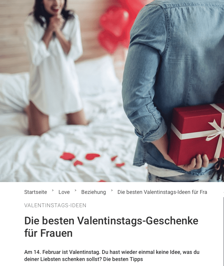 Marketingstrategien zum Valentinstag